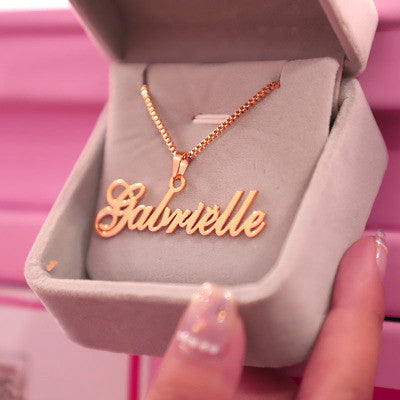 Collar Signature – Collar Personalizado con Nombre para Mujer