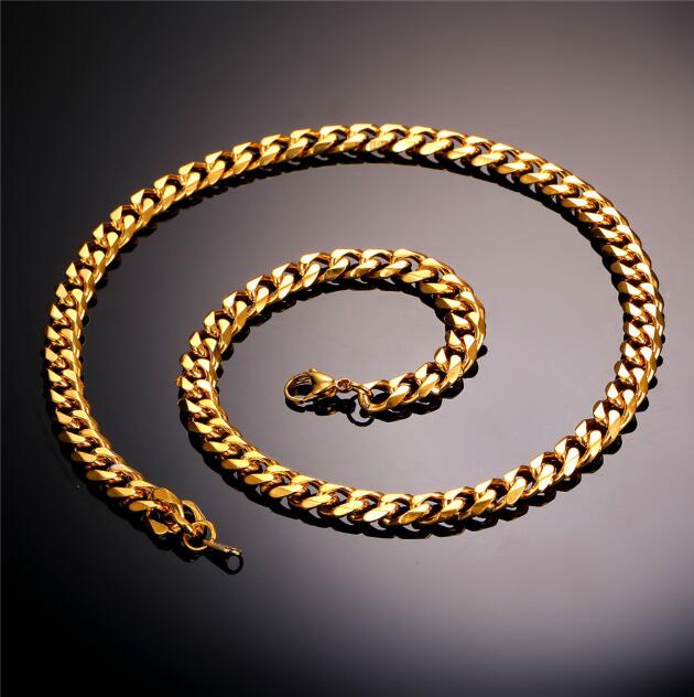 Cadena Hip Hop de Acero Inoxidable