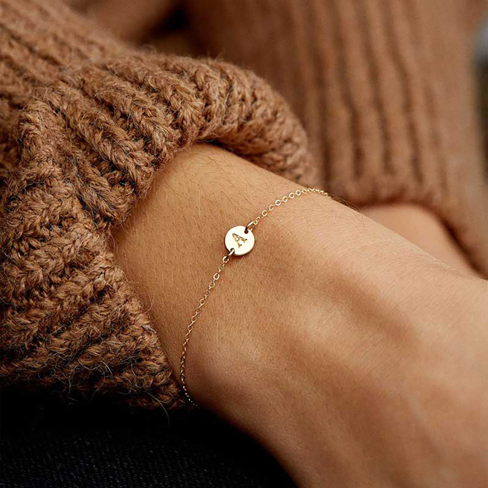 Pulsera Inicial Ajustable Luxe