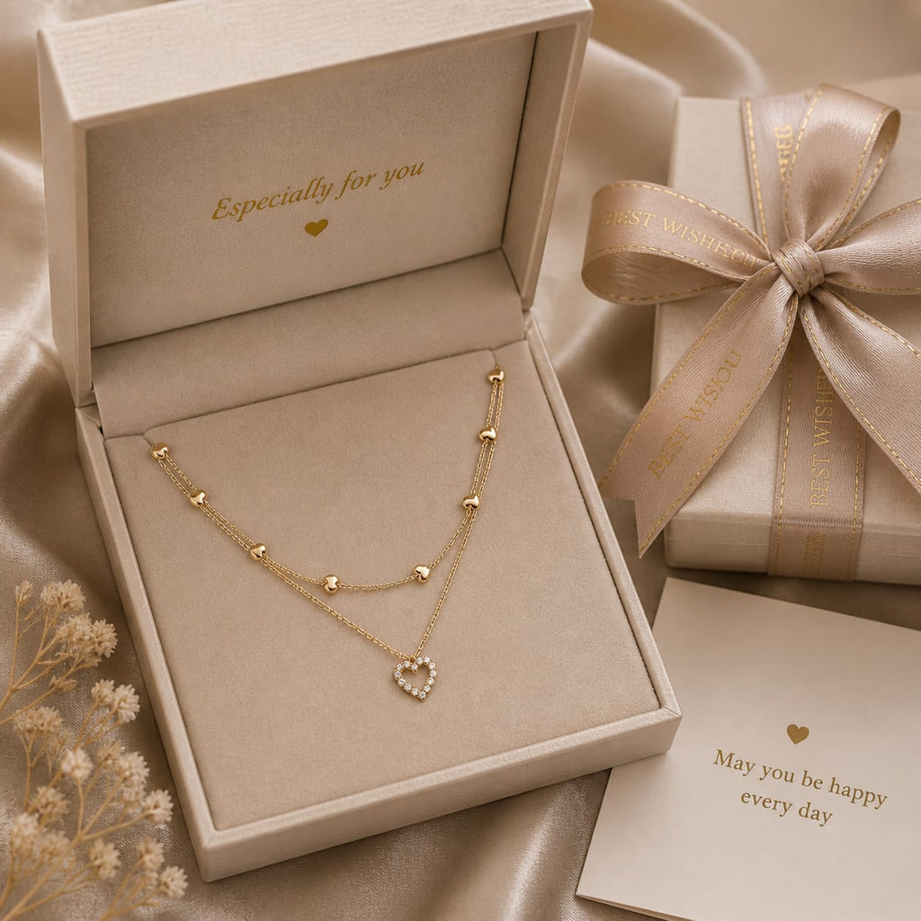 Collar Doble Amor | Collar Elegante de Doble Capa para Mujer